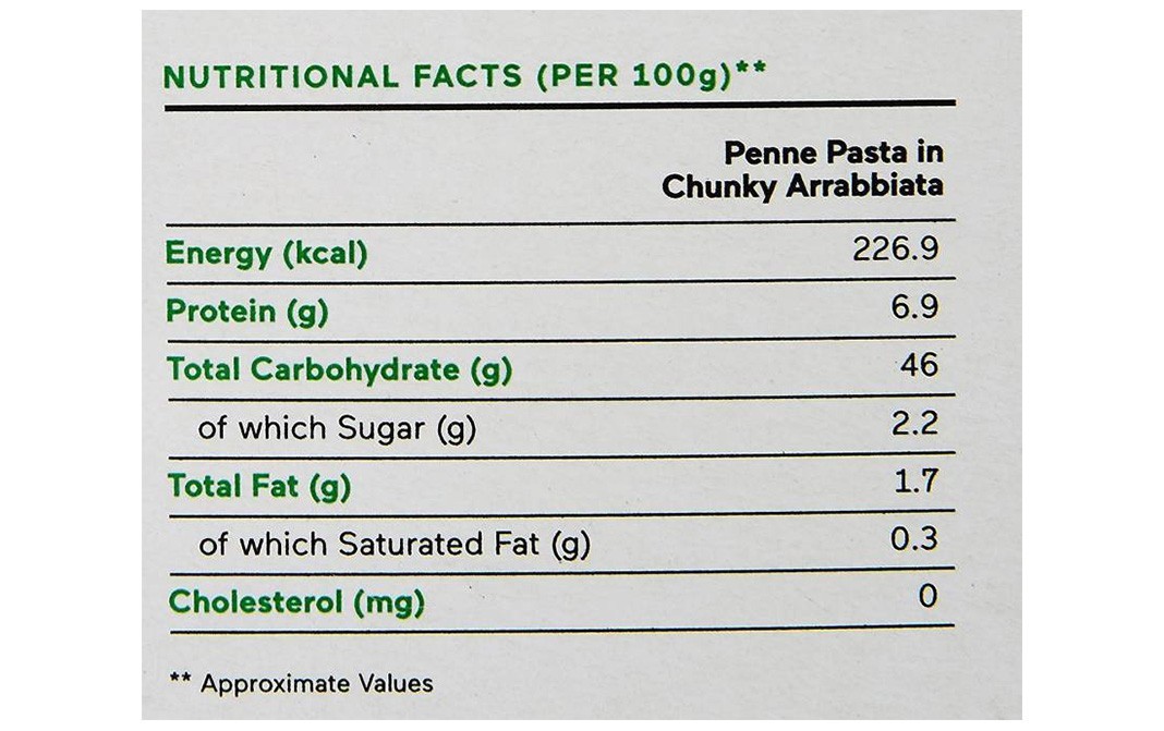 Chef's Basket Pasta Box Chunky Arrabbiata   Box  531 grams